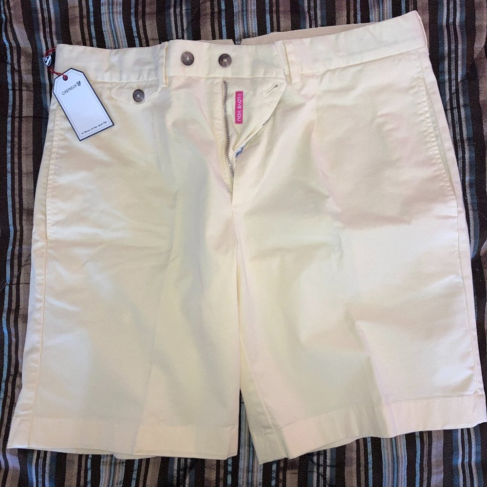 Cremieux Yellow Boat Shorts